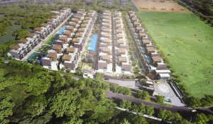 Belgravia Villas Floor Plans - Birds Eye View of Site