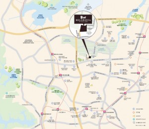 Belgravia Villas Location Map